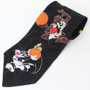 Space Jam Sylvester Tasmanian Devil Necktie Sports